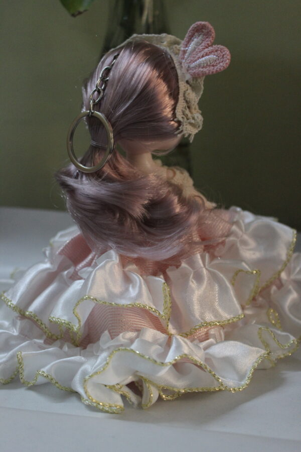 Cute Doll With Keyring 15cm - Image 3