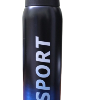 Black & Blue Water Bottle with Sipper