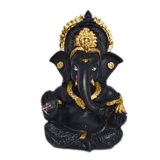 Ganesh ji Golden & black